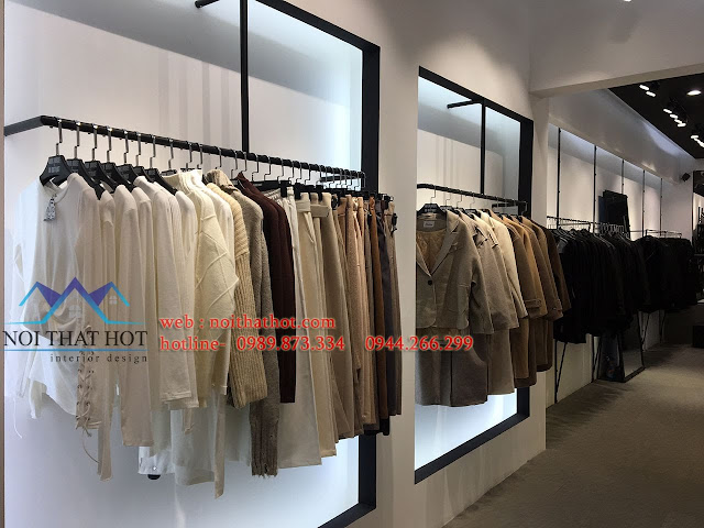 thi công nội thất shop quần áo