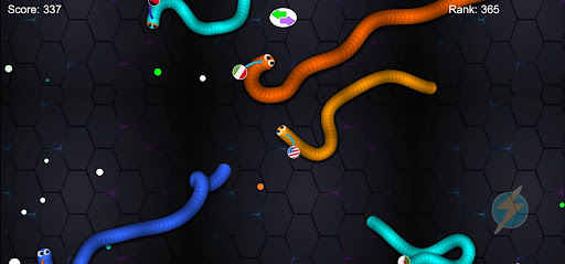Screenshot Snake Worm Slither Zone IO