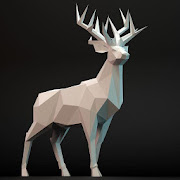 3D Low Poly Coloring - Animals  Icon