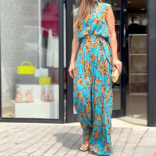Title 2, Womens Casual Sleeveless High-waisted Trousers...