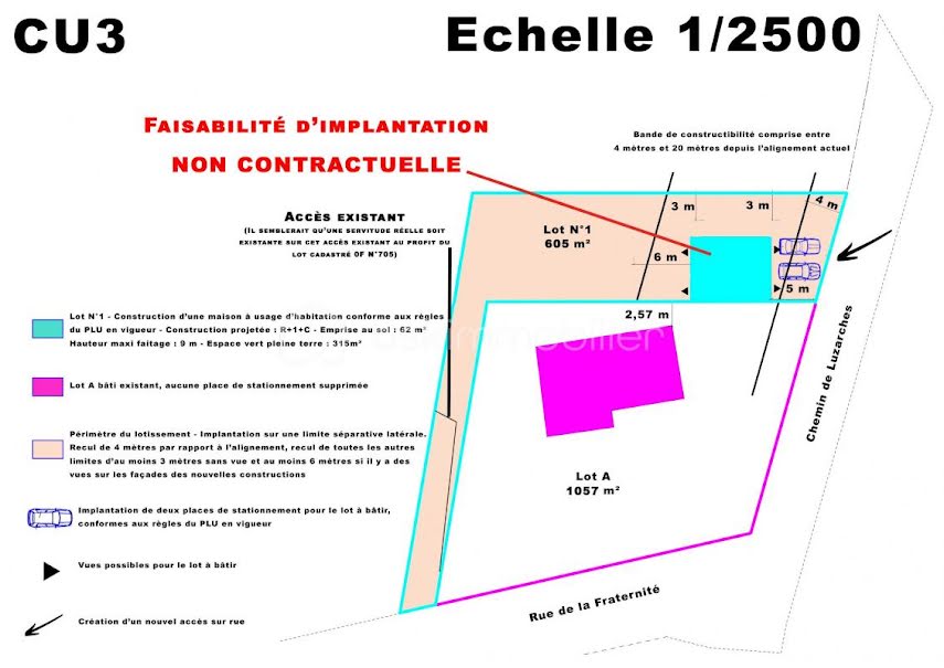 Vente terrain  600 m² à Saint-Brice-sous-Forêt (95350), 259 000 €