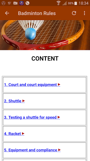 Badminton Rules