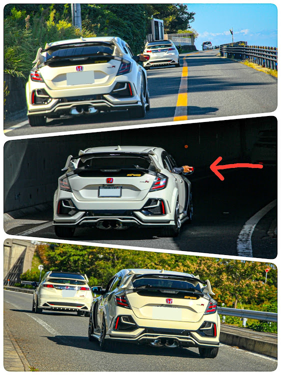 シビックタイプRの淡路島ツーリングオフ・FN2・FK2・FK8・FL5に関するカスタム事例の投稿画像5枚目