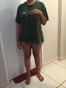 While popping into a supermarket after a day of painting her flat, Pinky Nkomo was reprimanded by a security guard for arriving barefoot, in her shorts and T-shirt.