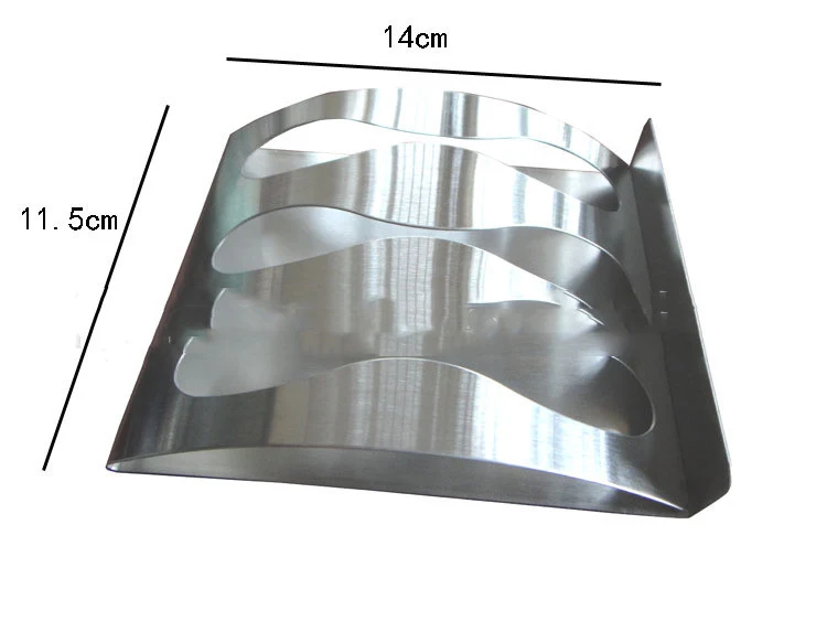 Punch-free Wall-mounted Stainless Steel Toothbrush Holder, adhesive, strong hold, saves space and keeps your toothbrushe