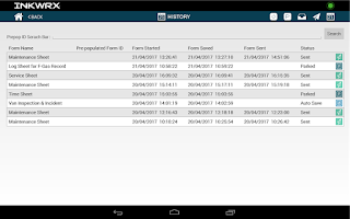 INKWRX Tablet Forms Screenshot