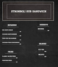 Stromboli Sub Sandwich menu 2