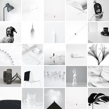 Monochromatic Collage - Instagram Carousel Ad template