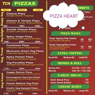 Pizza Heart menu 1