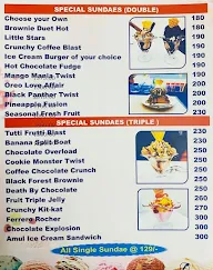 Happy Cones menu 2