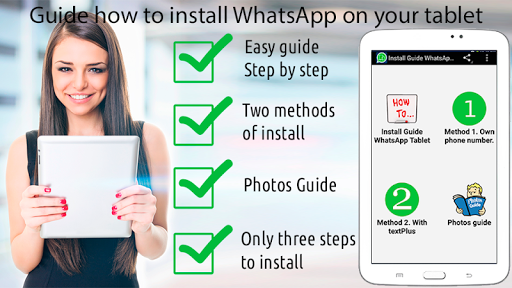 Guide WhatsApp for tablet