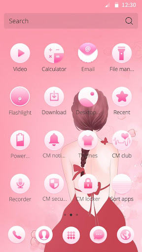 免費下載娛樂APP|Pink Girl Theme app開箱文|APP開箱王