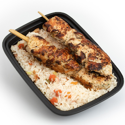 Medium Soulvaki On Rice