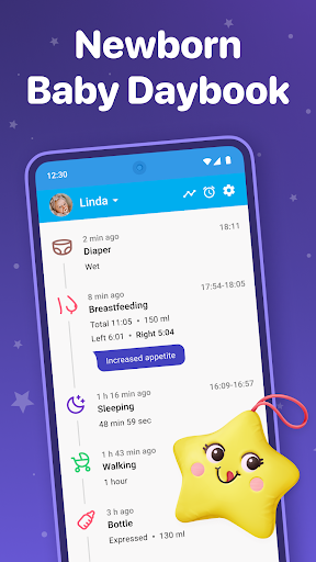 Screenshot Baby Sleep Tracker＋Feeding Log