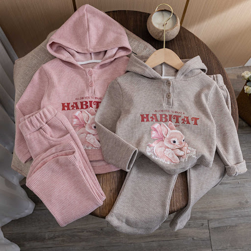 Title 14, Childrens Western Style Hooded Sweater Rabbit ...