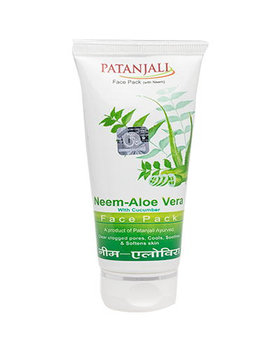 Patanjali Aloevera Neem Cucumber Face Pack - 60 gm