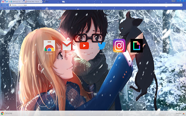 Anime Your Lie in April HD Wallpaper