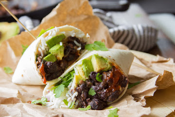 Spicy Black Bean Burritos
