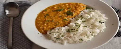 Dal Rice + Papad +Raita