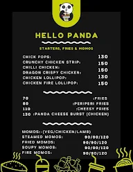 Hello Panda menu 2