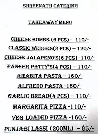 Shreenath Catering menu 1