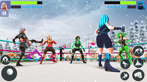 Screenshot Bad Girls Wrestling Game