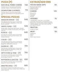 The Greedyman Pizzeria menu 2