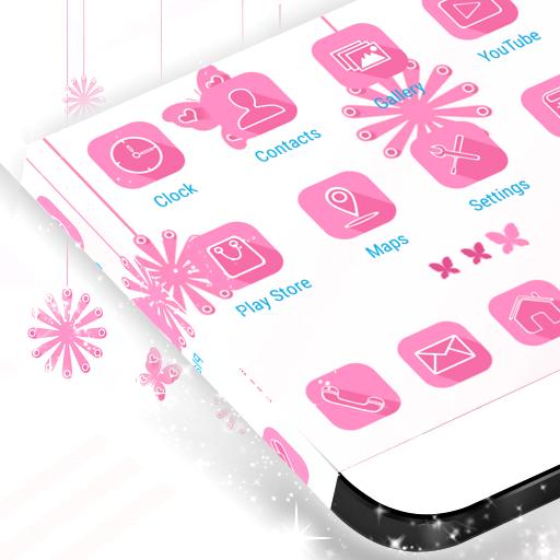 Launcher Theme Pink 個人化 App LOGO-APP開箱王