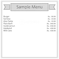 Lal Jee Sweets & Bakery menu 1