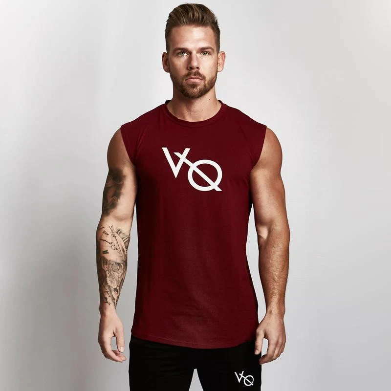Sleeveless Sports Men's Vest Fitness Running Breathable Fitness Training Suit