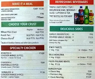 Domino's Pizza menu 2