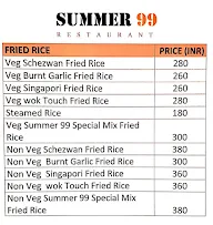 Summer 99 menu 8