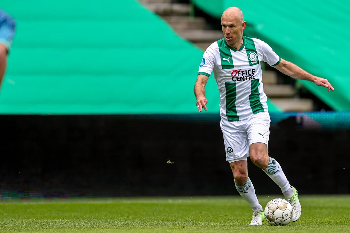 Verrassing bij de U18 van FC Groningen: opeens staat Arjen Robben in de basis