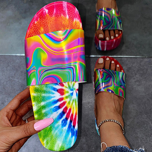Title 3, Womens Summer Slippers, Large Size 43, Thick-S...