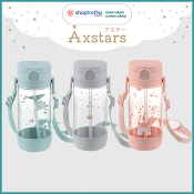 Bình Ống Hút 450Ml Axstars Richell Nhật Bản Chống Sặc Cho Bé Từ 8 Tháng | Baby