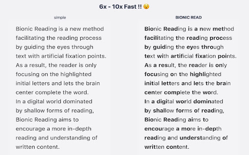 BIONIC Reads