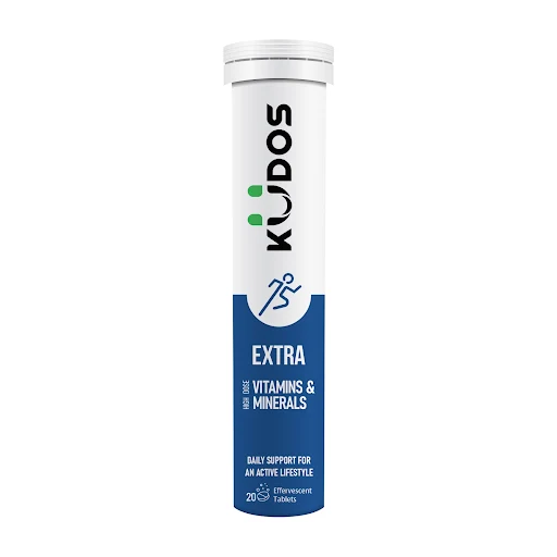 Viên sủi 18 loại vitamin & khoáng chất KUDOS EXTRA bổ sung năng lượng hương Trái cây nhiệt đới (20 viên/ tuýp))