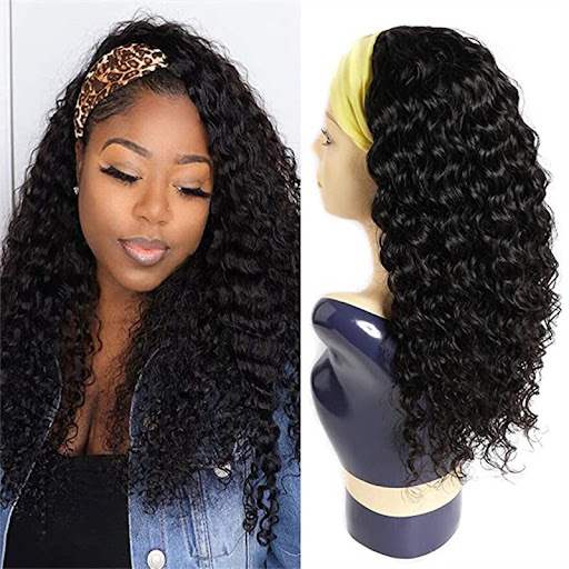 Title 2, Black Small Curly Medium Curly Synthetic Fiber ...