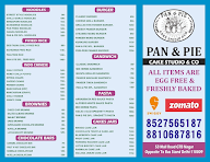 Pan & Pie menu 1