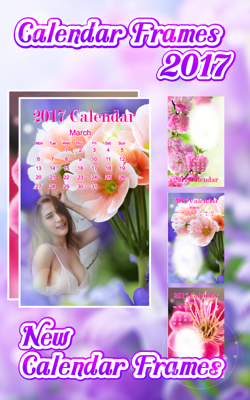 Android application Calendar Frames 2017 screenshort