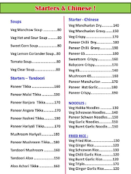 The Paratha Singh menu 1