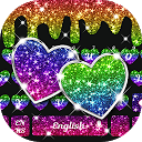 Baixar Colorful Glitter Heart keyboard Instalar Mais recente APK Downloader