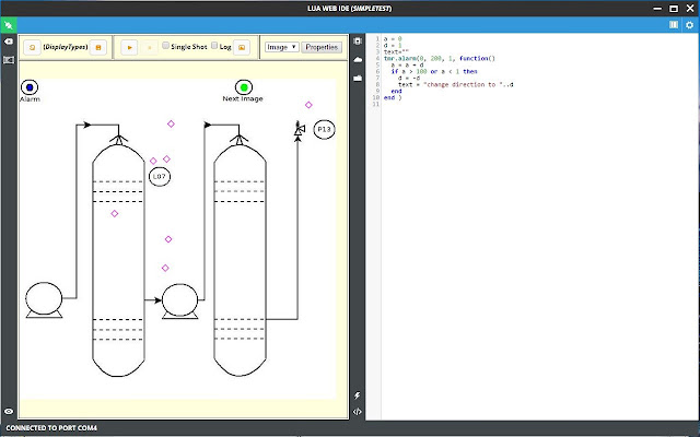 LUA Web IDE chrome extension