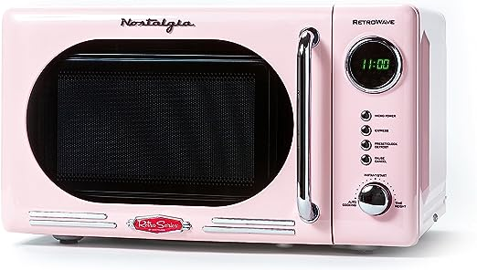 pink microwave oven