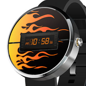 Fire Flame Watch Face