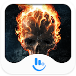 Flame Skull Keyboard Theme Apk