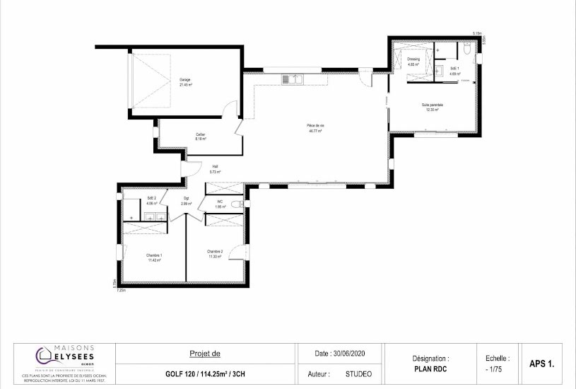  Vente Terrain + Maison - Terrain : 817m² - Maison : 142m² à Montroy (17220) 