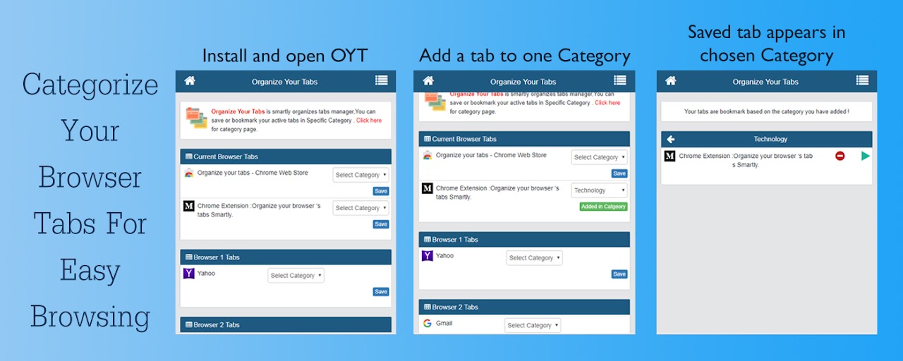 Organize your tabs Preview image 2