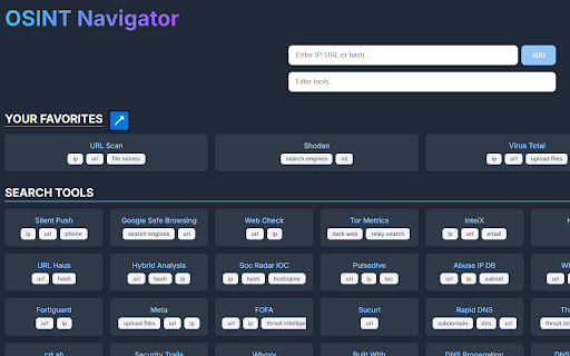 OSINT Navigator