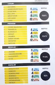 Drunken Duck menu 3